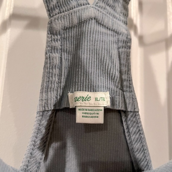 NWT American Eagle Light Blue Corduroy Overalls - Picture 3 of 4